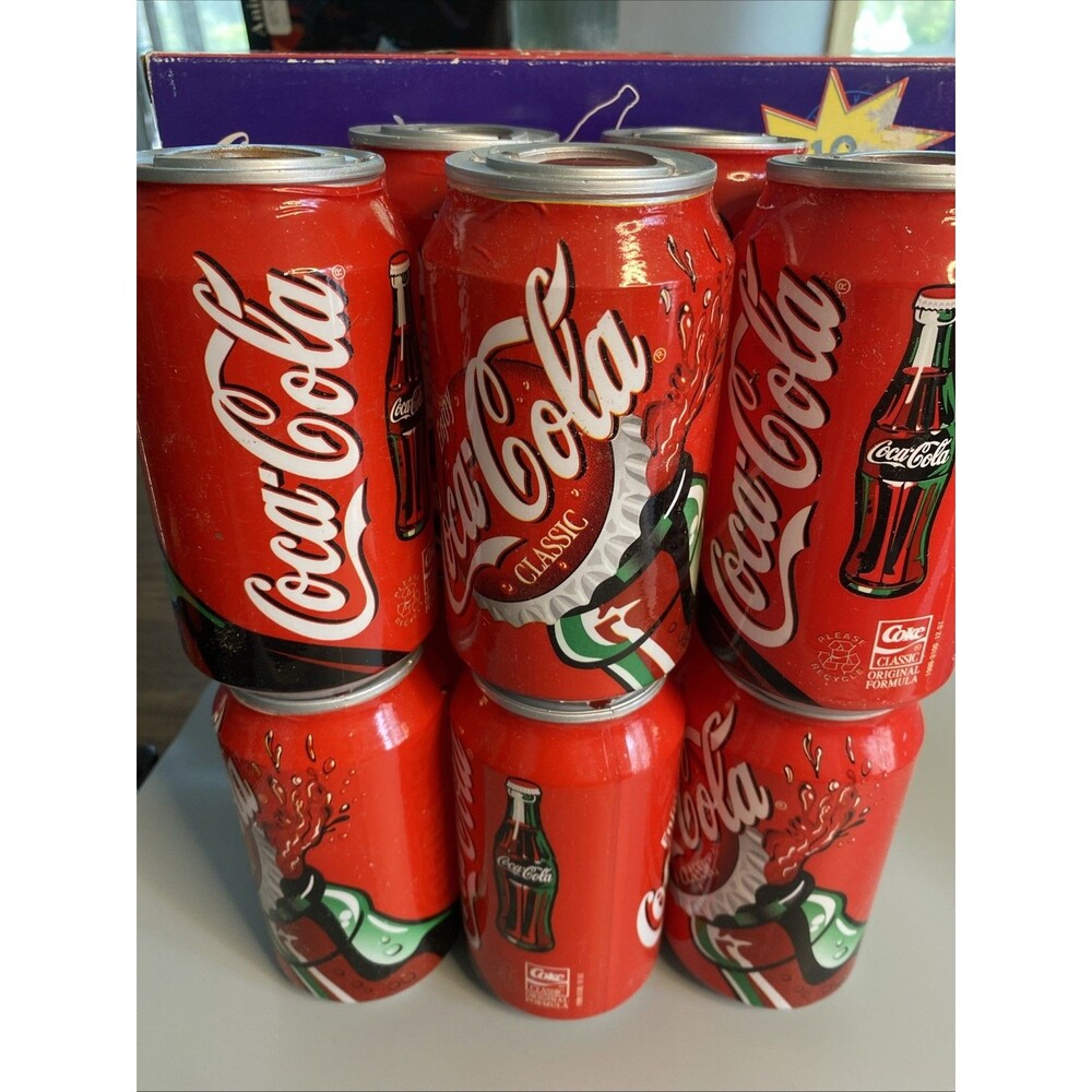10 Vintage Coca-Cola Blow Mold String Lights Camper Outdoor Advertising w Box